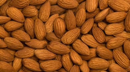 Fototapeta premium Background from Almond nuts