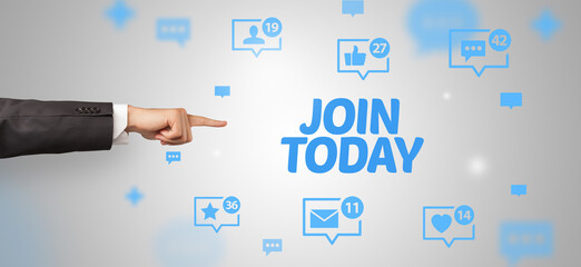 Close-Up Of Cropped Hand Pointing