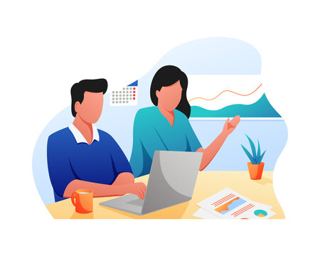 people working together, laptop, presentation, office clip art preview