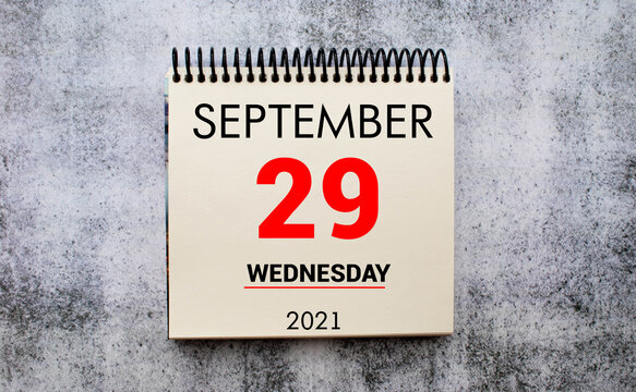 Save the Date written on a calendar - September 29