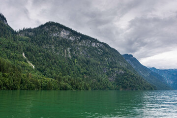 Fototapeta na wymiar Landscape of the Konigsee Lake, Germany