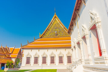 Fototapeta premium The beautiful Wat Mahathat Temple, Bangkok. Thailand