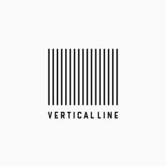 vertical lines logo vector abstract