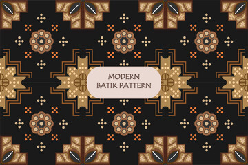 Indonesian modern Batik pattern, is a technique of wax-resist dyeing applied to whole cloth, or cloth made using this technique originated from Indonesia.