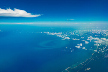 Strange whirlpool in the mexican caribbean