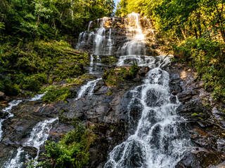Obraz premium Waterfall in Dahlonega Georgia