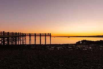 Obraz premium sunset on the beach