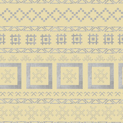 Obraz premium Latvian Ancient Pagan Symbols of Luck in Rows