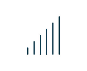 Wireless premium line icon. Simple high quality pictogram. Modern outline style icons. Stroke vector illustration on a white background. 