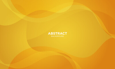Abstract yellow wave background. Modern background design. Liquid color. Fluid shapes composition. Fit for presentation design. website, basis for banners, wallpapers, brochure, posters