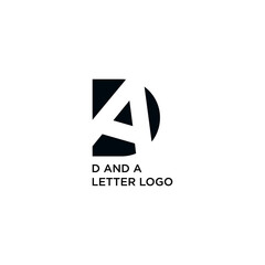 D AND A LETTER LOGO DESIGN