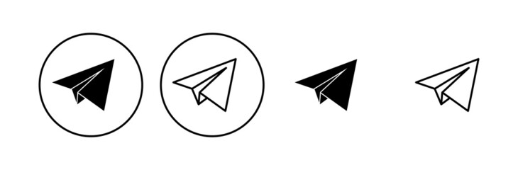 Plane icon set. Airplane icon vector. Flight transport symbol. Travel illustration. Holiday symbol