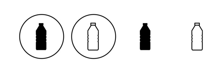 Bottle icon set. bottle vector icon