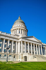 Obraz premium Utah State Capitol building in Salt Lake City, USA