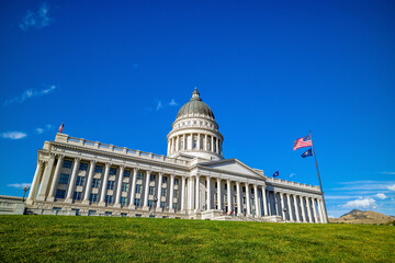 Naklejka premium Utah State Capitol building in Salt Lake City, USA