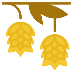 hops flat icon