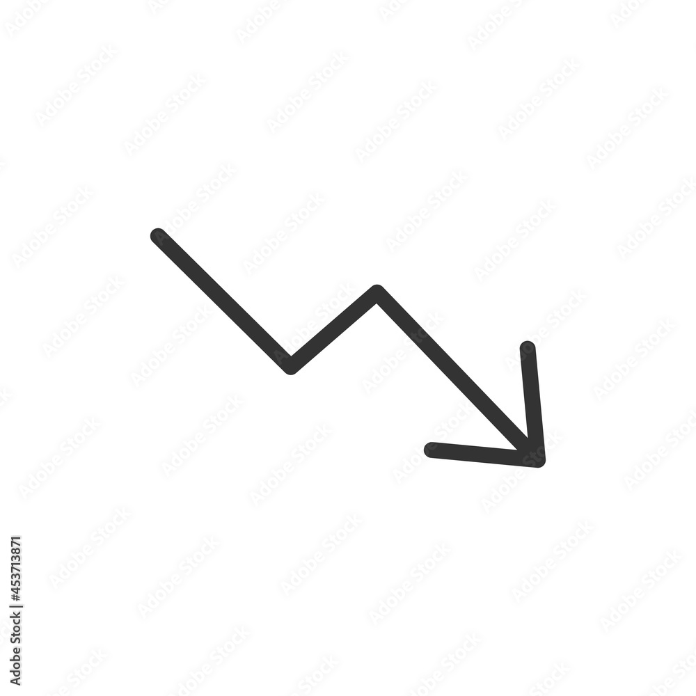 Poster premium analytics line icon for app, web and ui.