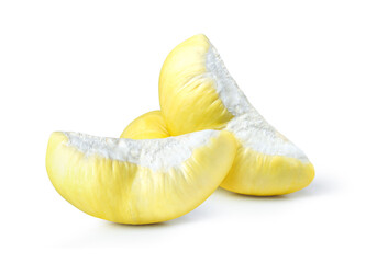 Durian isolated on white