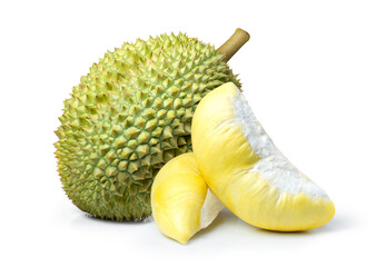 durian isolated on white background