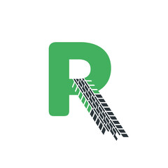 r logo, for tire shop