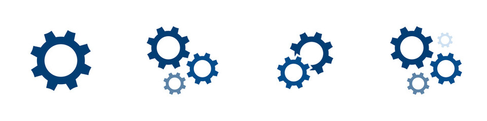 Conjunto de icono de ajustes. Concepto de configuración. Herramientas. Ilustración vectorial