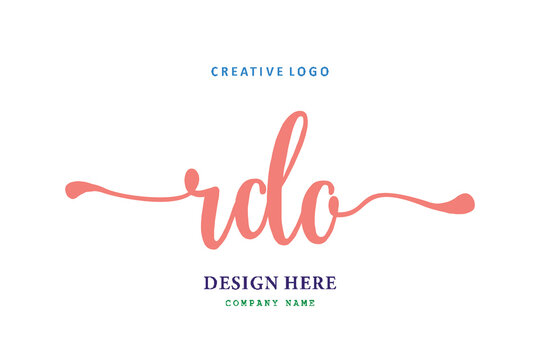 RDO lettering logo is simple, easy to understand and authoritative