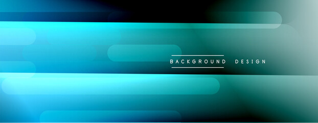 Fototapeta premium Dynamic lines abstract background. 3D shadow effects and fluid gradients. Modern overlapping forms