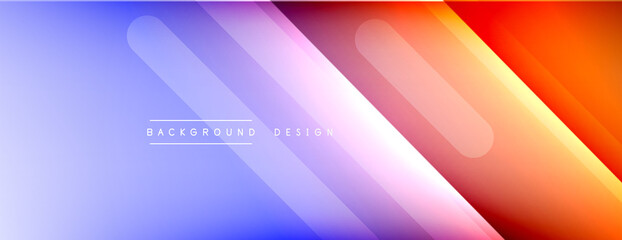Dynamic lines abstract background. 3D shadow effects and fluid gradients. Modern overlapping forms