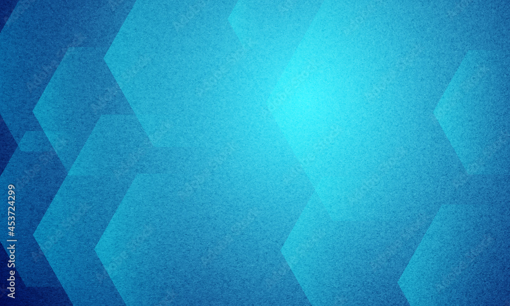 Aufkleber abstract blue textured background with geometric hexagon shapes pattern.