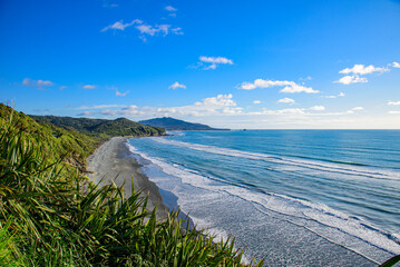 A beautiful seascape in Sunset time at New Zealand.