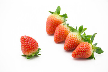 Strawberry isolated on white background