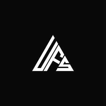 UFS letter logo creative design. UFS unique design

