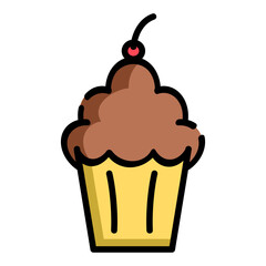 Chocolate Cake Icon