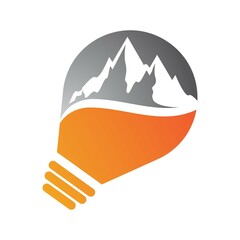 Mountain logo vector icon