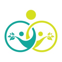 Healthy logo template