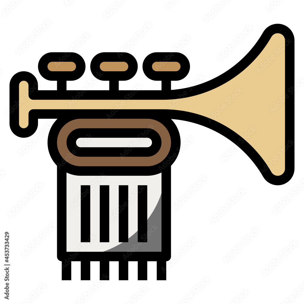 Sticker trumpet