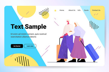 senior people with luggage discussing during meeting at airport terminal traveling active old age concept