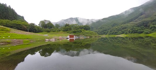 Umeda lake in the mountains