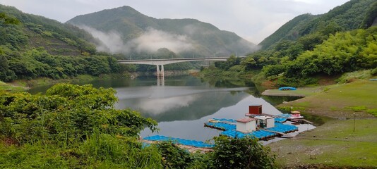Umeda lake in the mountains