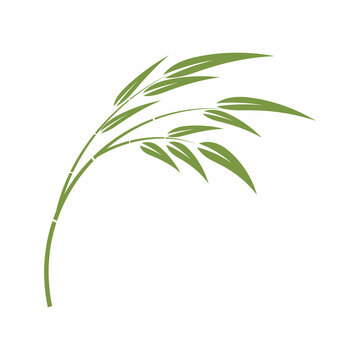 Bamboo Logo Template vector icon illustration design