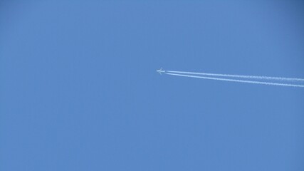 The plane is flying at high altitude over the Siberian taiga in the Russian Federation