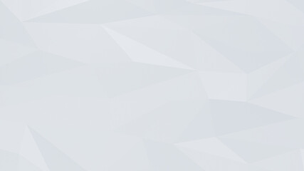 Low poly white polygon background. 3d rendering illustration simple style. 