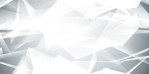 Obraz premium Abstract white and gray gradient background. geometric modern design.
