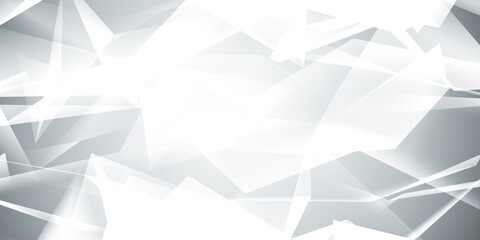 Abstract white and gray gradient background. geometric modern design.