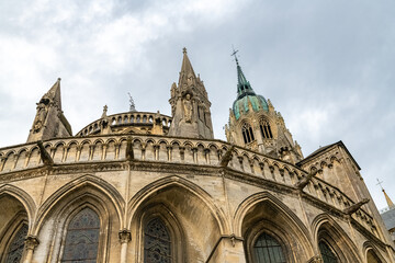 Bayeux, Normandy, the cathedral in the historic center
