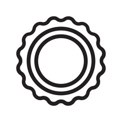 Sunny , Weather outline icon.