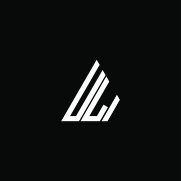 ULI letter logo creative design. ULI unique design