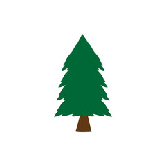 Fototapeta premium Spurce tree icon design template illustration