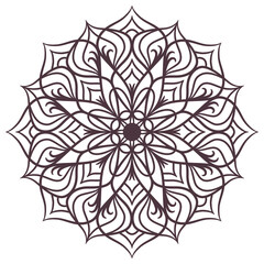 Ethnic Mandala Round Ornament Pattern