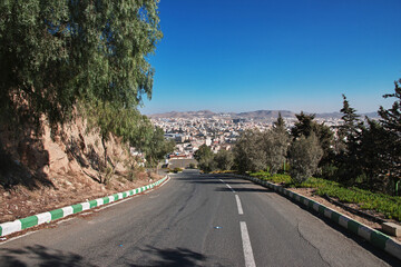 The road to Abha city, Saudi Arabia